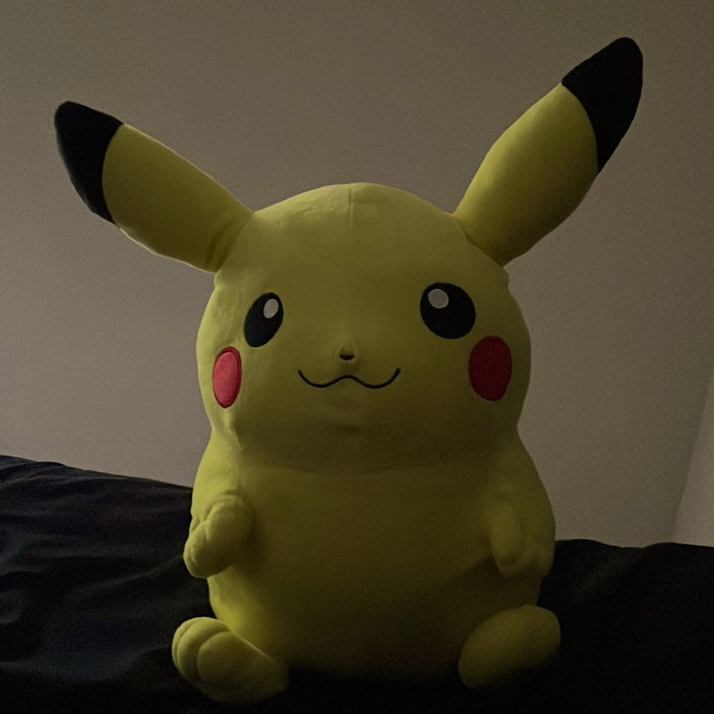 SUPER SOFT PIKACHU PLUSHIE medium sized plushie